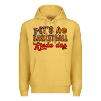 Antique Gold it s a basketball kinda day Premium Hoodie - Zillion Design Studio