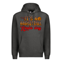 Charcoal Heather it s a basketball kinda day Premium Hoodie - Zillion Design Studio