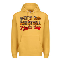 Mustard it s a basketball kinda day Premium Hoodie - Zillion Design Studio