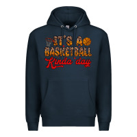Navy it s a basketball kinda day Premium Hoodie - Zillion Design Studio
