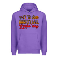 Purple it s a basketball kinda day Premium Hoodie - Zillion Design Studio