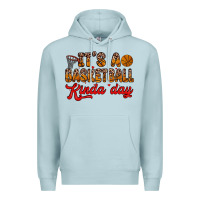Blue Mist it s a basketball kinda day Premium Hoodie - Zillion Design Studio