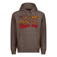 Coffee it s a basketball kinda day Premium Hoodie - Zillion Design Studio