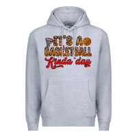 Heather Grey it s a basketball kinda day Premium Hoodie - Zillion Design Studio