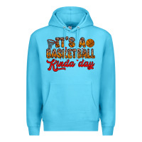 Ocean Blue it s a basketball kinda day Premium Hoodie - Zillion Design Studio