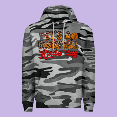 It S A Basketball Kinda Day Premium Hoodie Designed By Zillion Design Studio