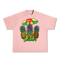 Salmon hello summer pineapples Urban Heavy Tee - RanaPortraitStore