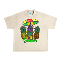 Sandshell hello summer pineapples Urban Heavy Tee - RanaPortraitStore