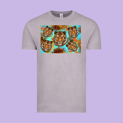 Tiger Vintage Tee Designed By Artiststas