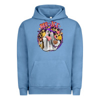 Pigment Pebble Blue boo jee conchas Urban Hoodie - Zillion Design Studio