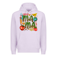 Lilac mama teacher Premium Hoodie - texasbilliewilder