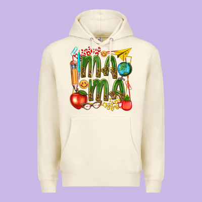 Mama Teacher Premium Hoodie Designed By Texasbilliewilder