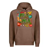 Chestnut mama teacher Premium Hoodie - texasbilliewilder