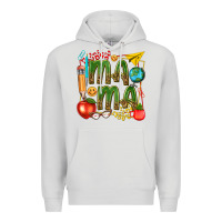 Dove Grey mama teacher Premium Hoodie - texasbilliewilder