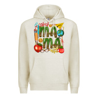 Oatmeal Heather mama teacher Premium Hoodie - texasbilliewilder