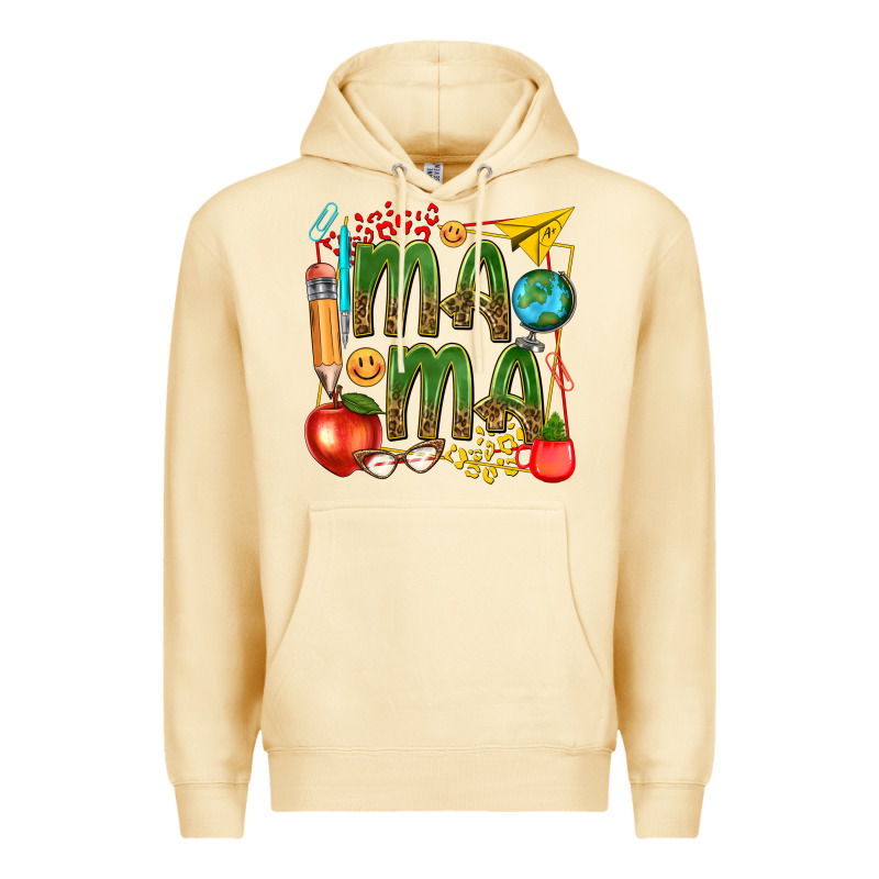 Mama Teacher Premium Hoodie by texasbilliewilder | Teevron