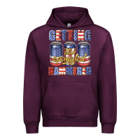 Mauve Wine getting star spangled hammared Urban Hoodie - texasbilliewilder