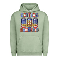 Pigment Oil Green getting star spangled hammared Urban Hoodie - texasbilliewilder