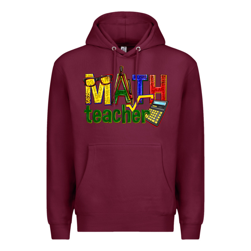Math Teacher Premium Hoodie by texasbilliewilder | Teevron