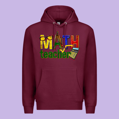 Math Teacher Premium Hoodie Designed By Texasbilliewilder
