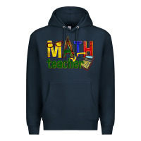 Navy math teacher Premium Hoodie - texasbilliewilder