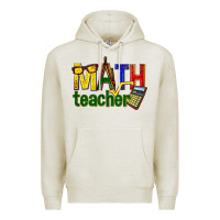 Oatmeal Heather math teacher Premium Hoodie - texasbilliewilder