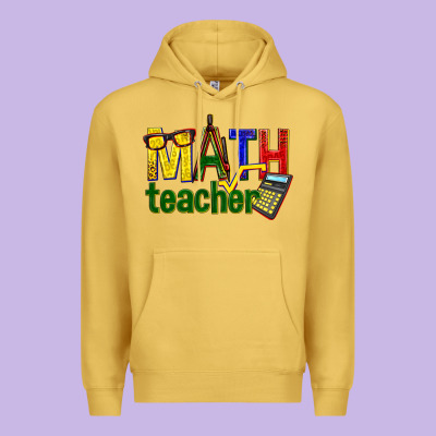 Math Teacher Premium Hoodie Designed By Texasbilliewilder
