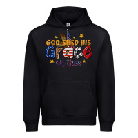 Black god shed his grace on thee Urban Hoodie - texasbilliewilder