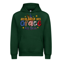 Forest Green god shed his grace on thee Urban Hoodie - texasbilliewilder