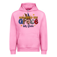 Fuchsia Pink god shed his grace on thee Urban Hoodie - texasbilliewilder