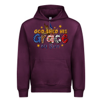 Mauve Wine god shed his grace on thee Urban Hoodie - texasbilliewilder