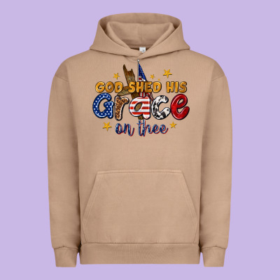 Urban Hoodie god shed his grace on thee