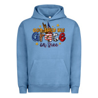 Pigment Pebble Blue god shed his grace on thee Urban Hoodie - texasbilliewilder