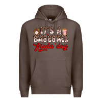 Coffee it s a baseball kinda day Premium Hoodie - Zillion Design Studio