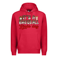 Cardinal it s a baseball kinda day Premium Hoodie - Zillion Design Studio