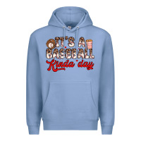 Colony Blue it s a baseball kinda day Premium Hoodie - Zillion Design Studio