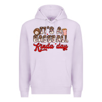 Lilac it s a baseball kinda day Premium Hoodie - Zillion Design Studio