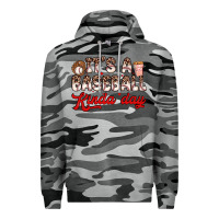 Slate Camo it s a baseball kinda day Premium Hoodie - Zillion Design Studio