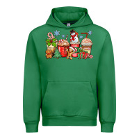 Emerald christmas coffee cups Urban Hoodie - Zillion Design Studio