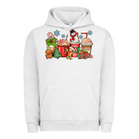 Pigment Lunar Rock christmas coffee cups Urban Hoodie - Zillion Design Studio