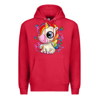 Cardinal unicorn Premium Hoodie - Zillion Design Studio