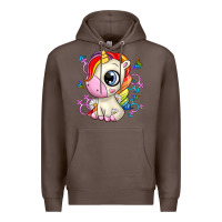 Coffee unicorn Premium Hoodie - Zillion Design Studio