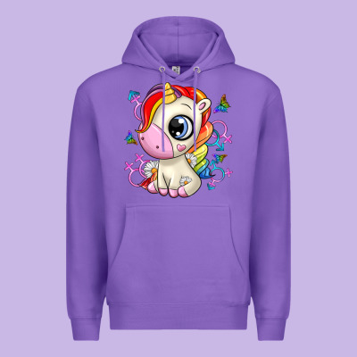 Unicorn Premium Hoodie Designed By Zillion Design Studio