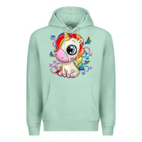 Seafoam unicorn Premium Hoodie - Zillion Design Studio