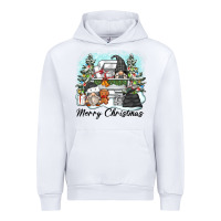 White merry christmas gnomes Urban Hoodie - Zillion Design Studio