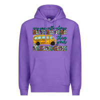 Purple may your coffee always Premium Hoodie - texasbilliewilder