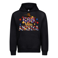 Foreset Green god bless america Urban Hoodie - texasbilliewilder