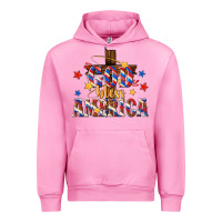 Fuchsia Pink god bless america Urban Hoodie - texasbilliewilder