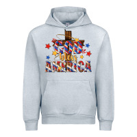 Heather Grey god bless america Urban Hoodie - texasbilliewilder