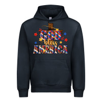 Navy god bless america Urban Hoodie - texasbilliewilder